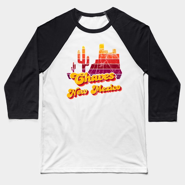 Chaves New Mexico Baseball T-Shirt by Jennifer